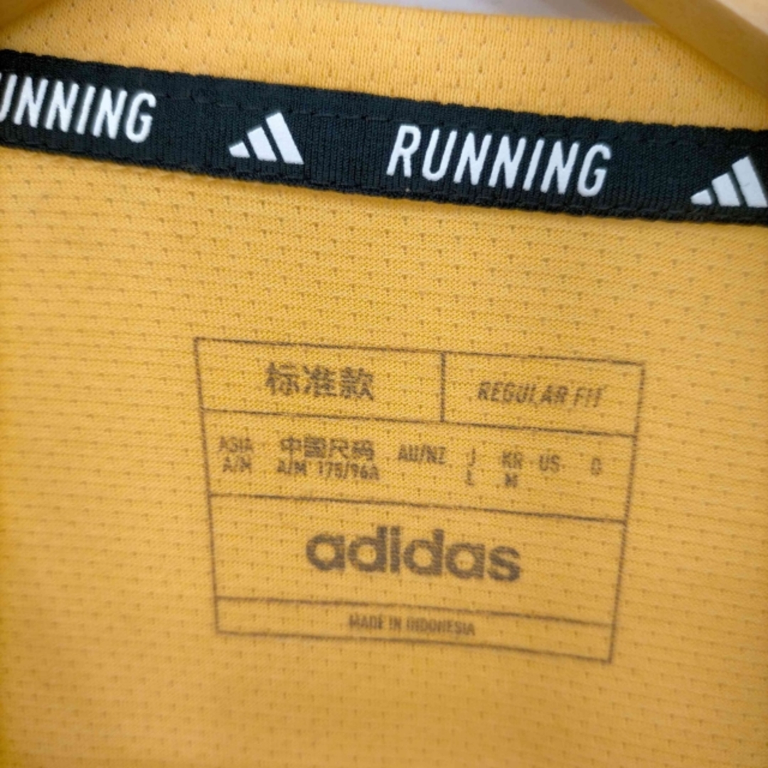 adidas(アディダス)のadidas(アディダス) オウン ザ ラン スリーストライプス 半袖Tシャツ メンズのトップス(Tシャツ/カットソー(半袖/袖なし))の商品写真