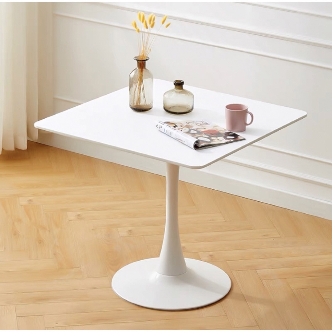 ダイニングテーブル70cmと椅子一脚セット インテリア/住まい/日用品の机/テーブル(ダイニングテーブル)の商品写真