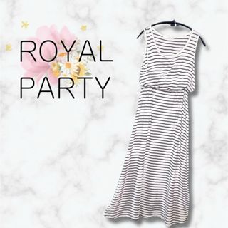 ROYAL PARTY - ロイヤルパーティー＊マキシ　ロングワンピース　ノースリーブ　レディース　夏