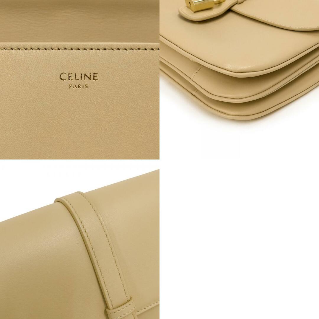 celine(セリーヌ)のセリーヌ ミディアム タブー ショルダーバッグ 斜め掛け カーフスキン レザー Nude ベージュ ゴールド金具 196583DK1 CELINE（未使用　展示品） レディースのバッグ(ショルダーバッグ)の商品写真