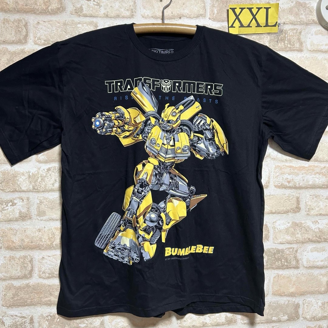 Newトランスフォーマー  バンブルビー  Tシャツ　XXLサイズ　管3784 メンズのトップス(Tシャツ/カットソー(半袖/袖なし))の商品写真