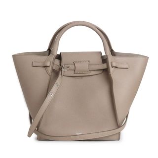 セリーヌ(celine)のセリーヌ ビッグバッグ スモール ロングストラップ 2WAY ショルダー ハンドバッグ 斜め掛け カーフスキン レザー ライトトープ ベージュ シルバー金具 183313A4U CELINE（未使用保管品）(ハンドバッグ)