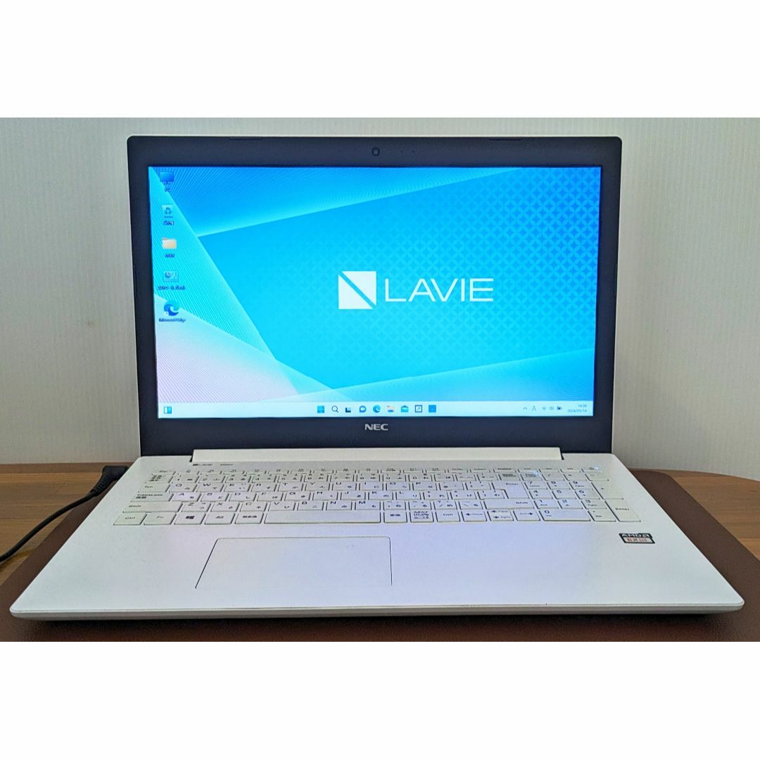 NEC(エヌイーシー)の美品Win11 LAVIE GN18H/E2/8G/SSD/DVD/カメラ/WL スマホ/家電/カメラのPC/タブレット(ノートPC)の商品写真