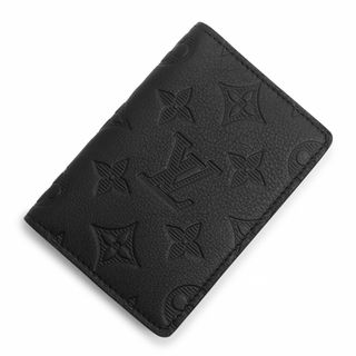 ルイヴィトン(LOUIS VUITTON)のルイ ヴィトン カードケース オーガナイザー ドゥ ポッシュ 名刺入れ 定期入れ パスケース モノグラムシャドウ レザー ノワール ブラック 黒 M62899 箱付 LOUIS VUITTON（新品・未使用品）(名刺入れ/定期入れ)