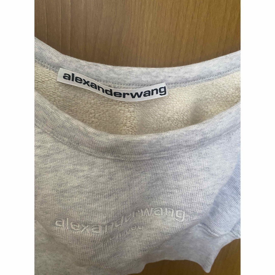 Alexander Wang(アレキサンダーワン)のアレキサンダーワン　alexanderwang ロゴクロップドトップス レディースのトップス(キャミソール)の商品写真