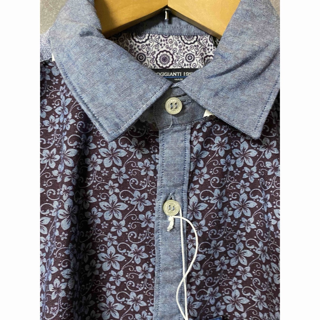 【タグ付き】POGGIANTI 1958 ポッジャンティ 半袖カジュアルシャツ メンズのトップス(シャツ)の商品写真