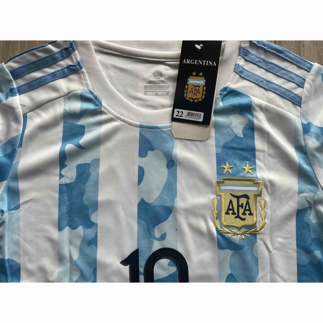 【専用】サッカーユニフォーム メッシ アルゼンチン代表 キッズ 子供 スポーツ/アウトドアのサッカー/フットサル(ウェア)の商品写真