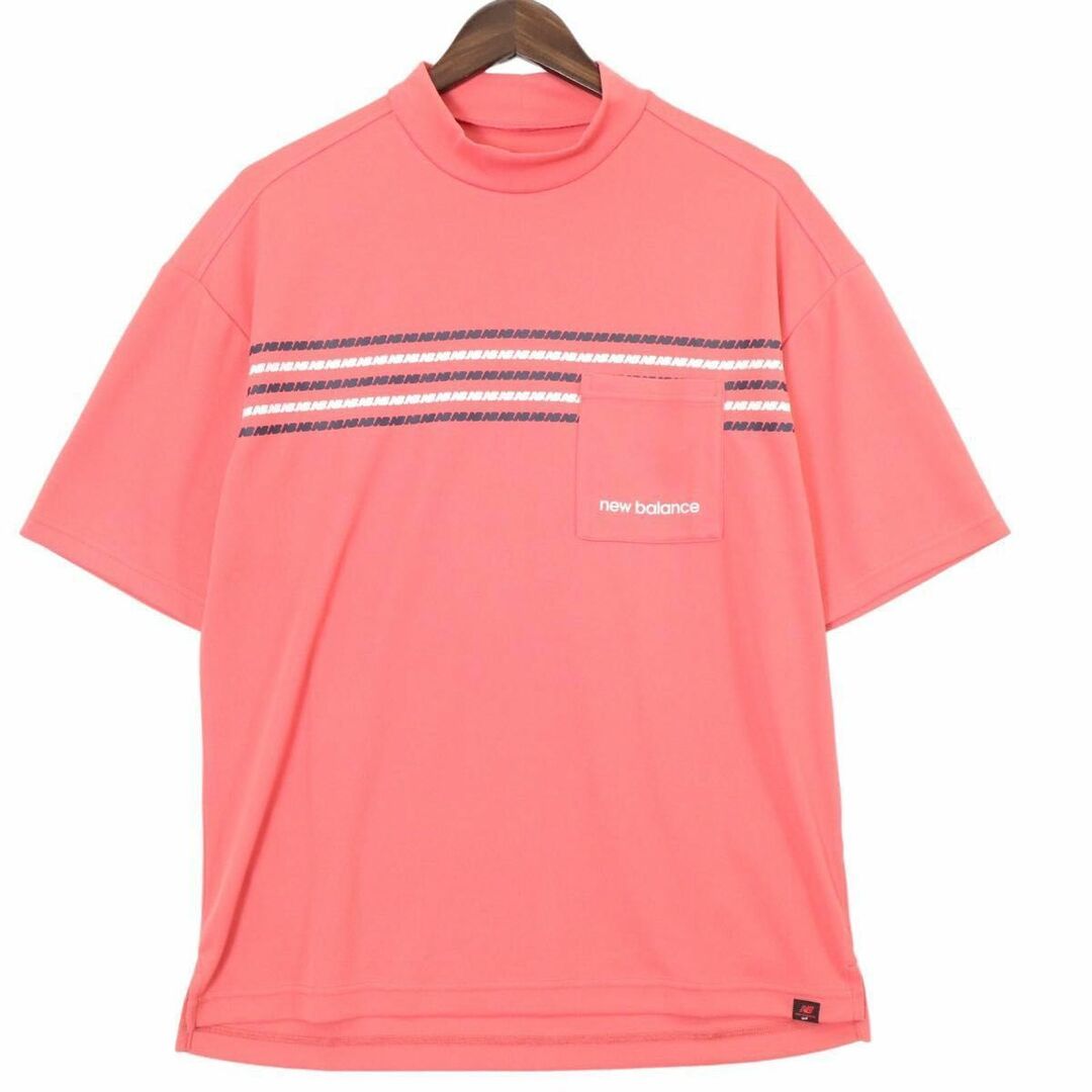 New Balance(ニューバランス)の【新品、未使用】ニューバランスゴルフ　Tシャツ　メンズ　サイズ：４（Ｍ） スポーツ/アウトドアのゴルフ(ウエア)の商品写真