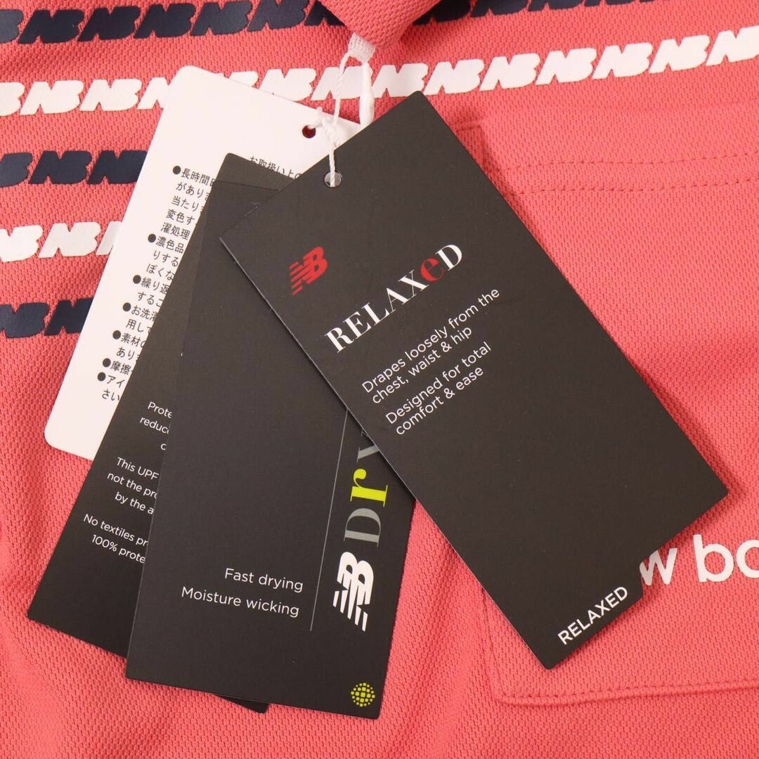 New Balance(ニューバランス)の【新品、未使用】ニューバランスゴルフ　Tシャツ　メンズ　サイズ：４（Ｍ） スポーツ/アウトドアのゴルフ(ウエア)の商品写真