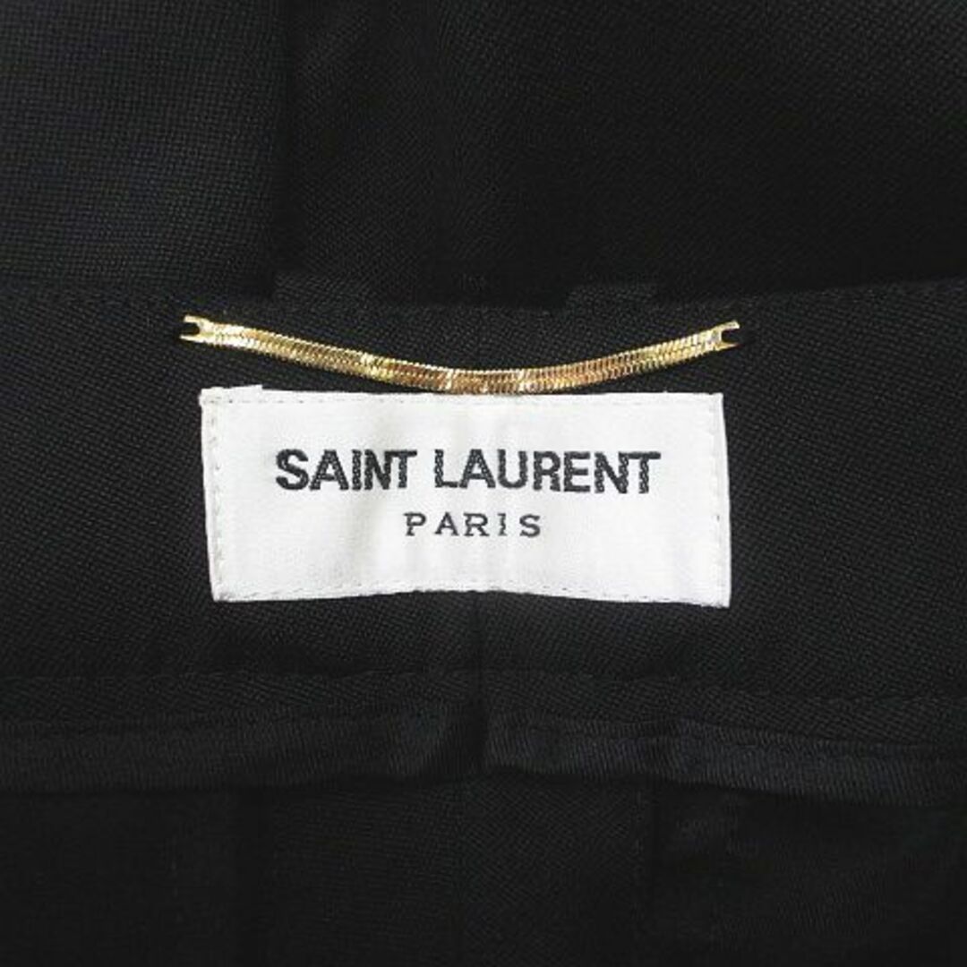 SAINT LAURENT PARIS ロング丈 パンツ スラックス F36 黒 レディースのパンツ(その他)の商品写真