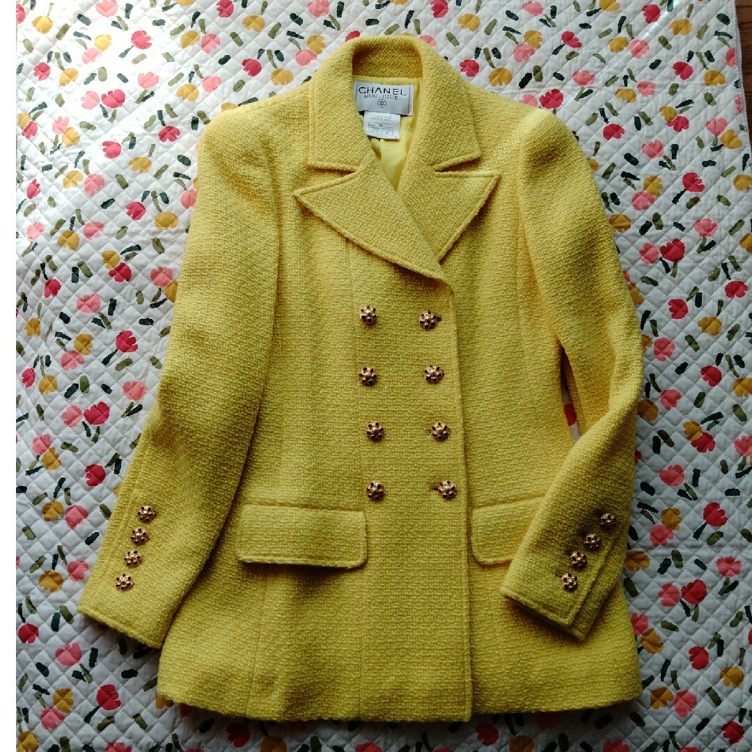 CHANEL - シャネル 96A ツイードジャケット 美品 グリポア CHANEL - シャネル 96A ツイードジャケット 美品 グリポア