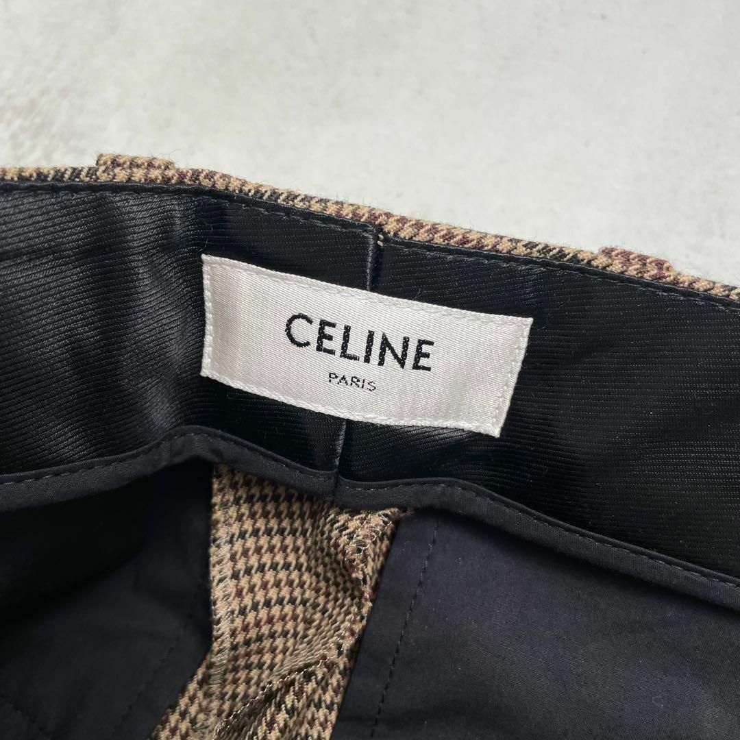 【美品】CELINE セリーヌ エディスリマン ワイド ガウチョ パンツ 36