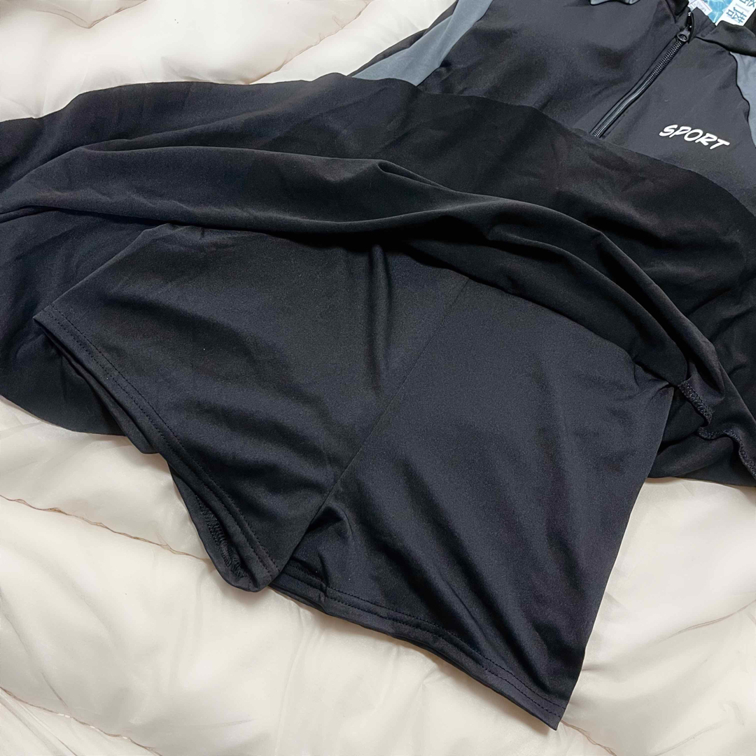 【新品 】水着 レディース ワンピース ラッシュガード 長袖 UV L ✴︎ レディースの水着/浴衣(水着)の商品写真