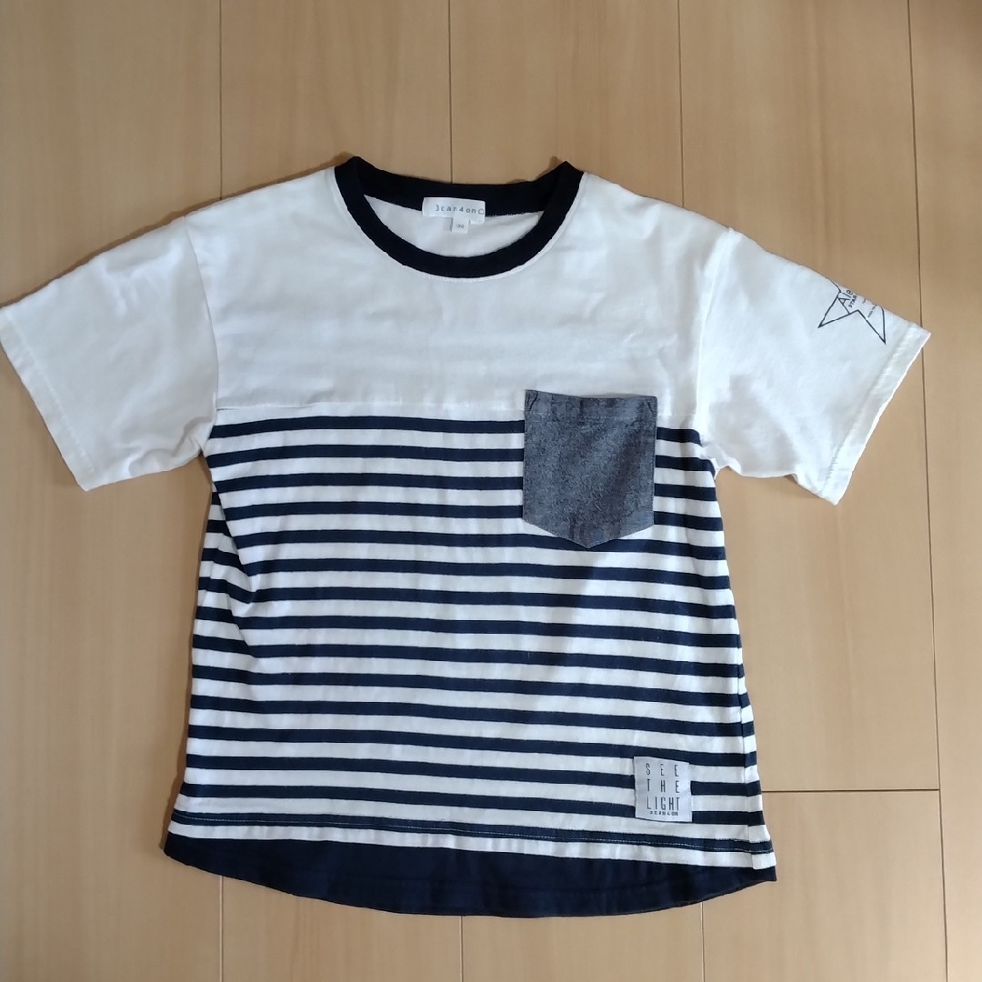 3can4on(サンカンシオン)の130Ｔシャツセット キッズ/ベビー/マタニティのキッズ服男の子用(90cm~)(Tシャツ/カットソー)の商品写真