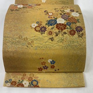 袋帯 美品 秀品 六通 正絹 【中古】(帯)