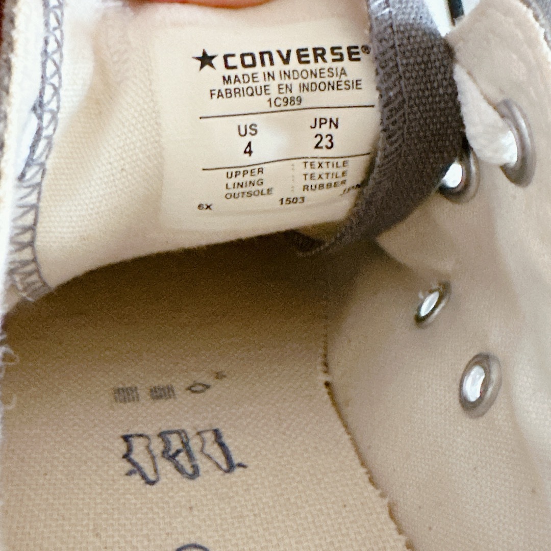 CONVERSE(コンバース)のコンバース オールスター 23cm グレー 1C989 レディースの靴/シューズ(スニーカー)の商品写真