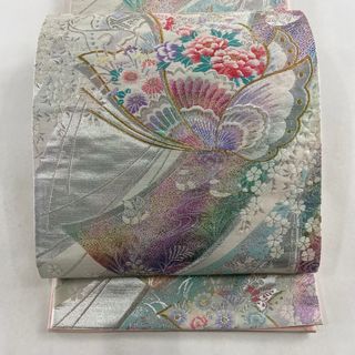 袋帯 美品 秀品 六通 正絹 【中古】(帯)