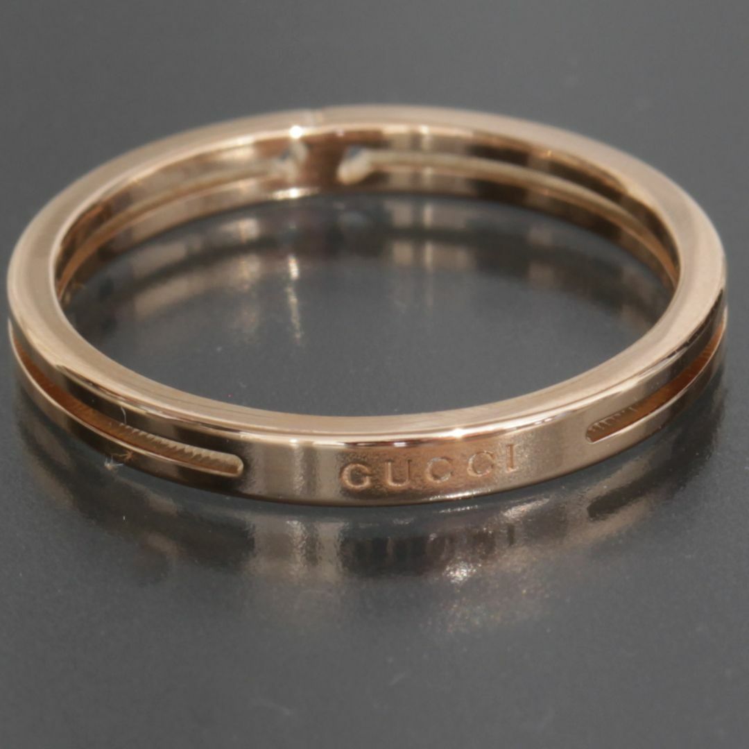 Gucci(グッチ)のグッチ GUCCI インフィニティ リング 11.5号 K18PG 新品仕上済 レディースのアクセサリー(リング(指輪))の商品写真