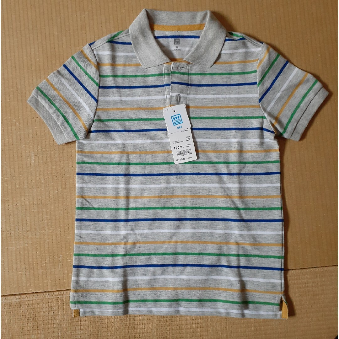 UNIQLO(ユニクロ)の☆新品☆ユニクロ ポロシャツ 120センチ キッズ/ベビー/マタニティのキッズ服男の子用(90cm~)(Tシャツ/カットソー)の商品写真