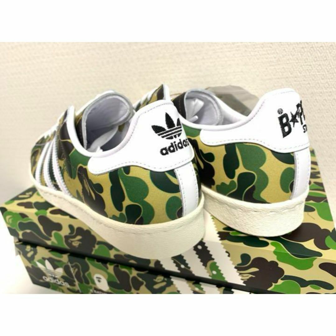 A BATHING APE(アベイシングエイプ)の【新品】27cm BAPE X ADIDAS SUPERSTAR 80S メンズの靴/シューズ(スニーカー)の商品写真