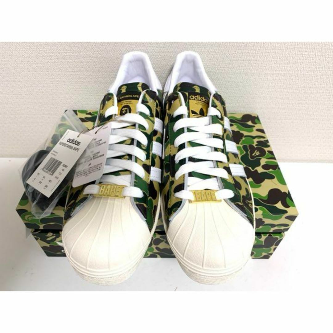 A BATHING APE(アベイシングエイプ)の【新品】27cm BAPE X ADIDAS SUPERSTAR 80S メンズの靴/シューズ(スニーカー)の商品写真