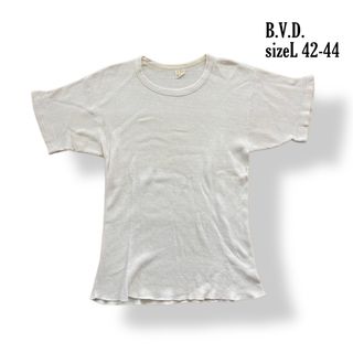 ビーブイディー(BVD)の【即日発送】70s B.V.D. サーマル 肉厚 Tシャツ L ヴィンテージ(Tシャツ/カットソー(半袖/袖なし))