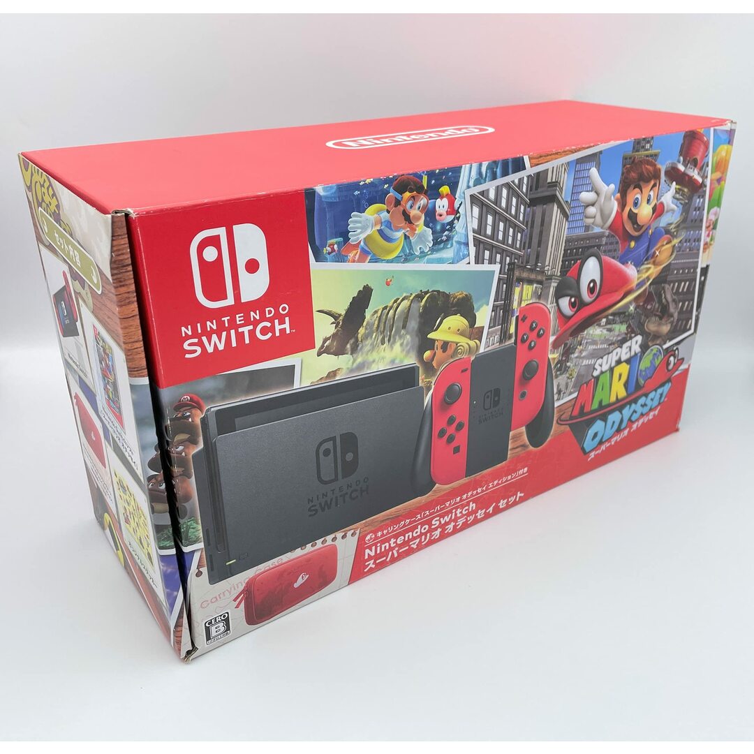 Nintendo Switch スーパーマリオ オデッセイセット エンタメ/ホビーのゲームソフト/ゲーム機本体(携帯用ゲーム機本体)の商品写真