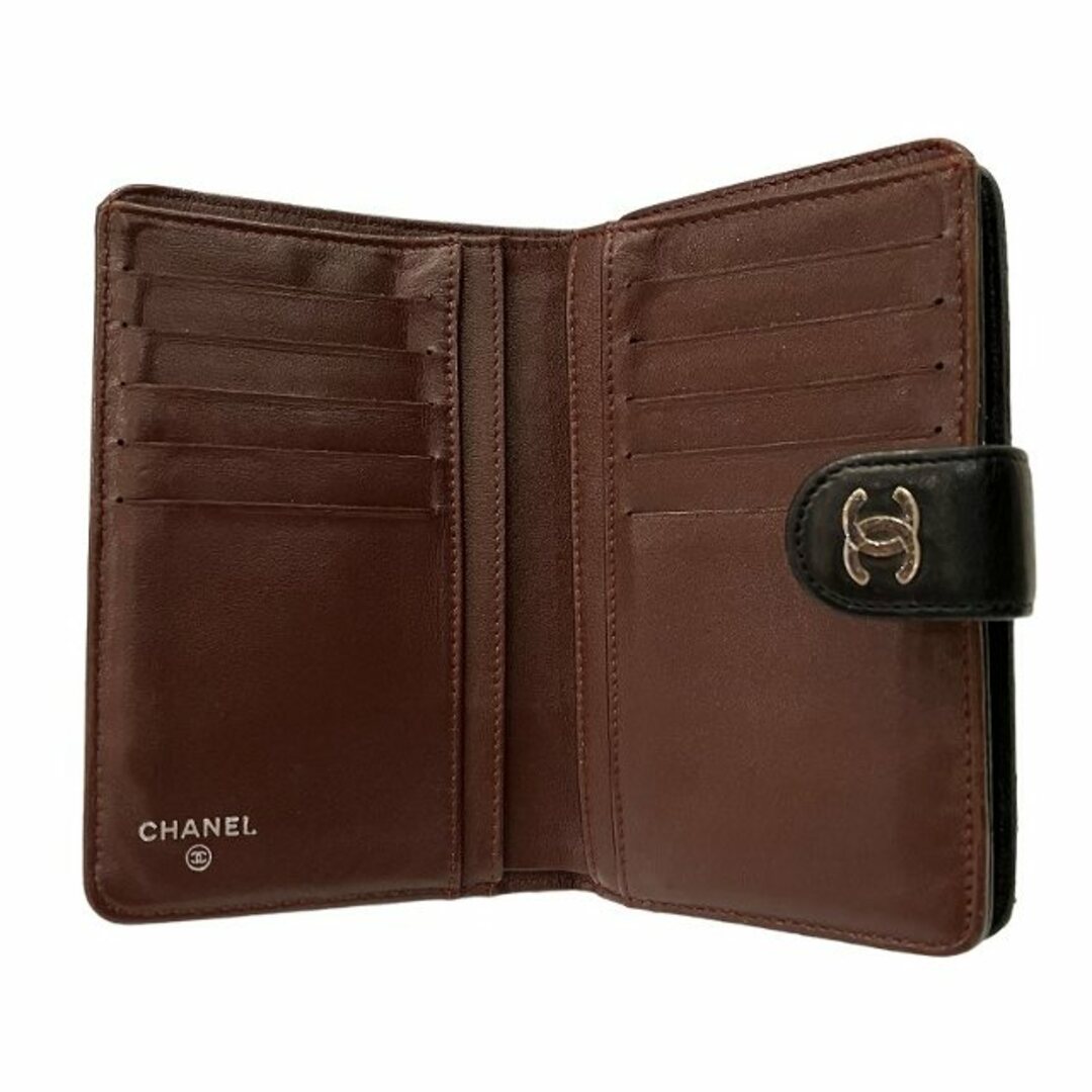 CHANEL(シャネル)のシャネル マトラッセ 二つ折り 財布 ラウンドファスナー ココマーク 黒  レディースのファッション小物(財布)の商品写真