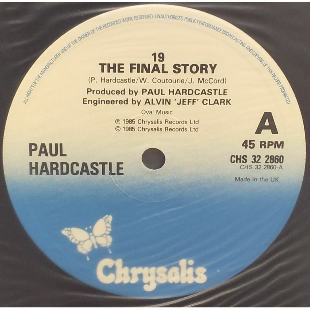 ポール・ハードキャッスル/Paul Hardcastle 　１２インチ 「19」 エンタメ/ホビーのエンタメ その他(その他)の商品写真