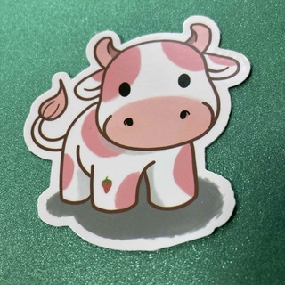 ⭐️人気⭐️牛のステッカー　アニマル　Cow Sticker(その他)