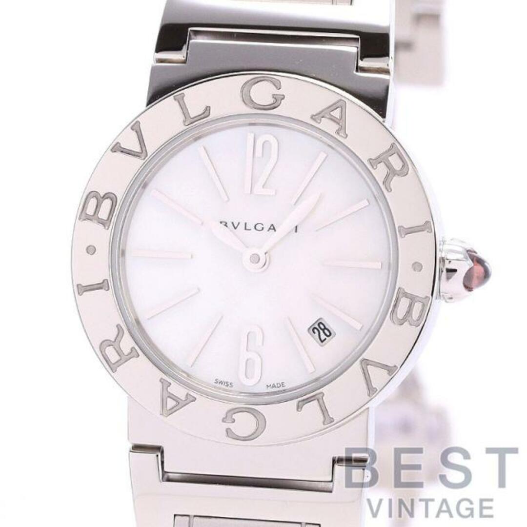 BVLGARI(ブルガリ)のブルガリ 【BVLGARI】 ブルガリブルガリ BBL26S (101885) レディース ホワイトシェル ステンレススティール 腕時計 時計 BVLGARI BVLGARI WHITE SHELL SS MOP【中古】  レディースのファッション小物(腕時計)の商品写真