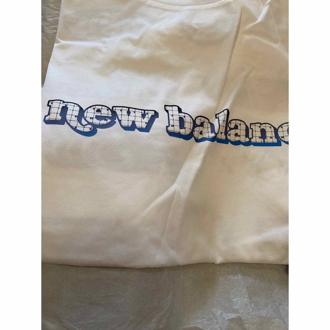 New Balance(ニューバランス)のニューバランス new balance 半袖 グラフィックTシャツ ホワイト メンズのトップス(Tシャツ/カットソー(半袖/袖なし))の商品写真