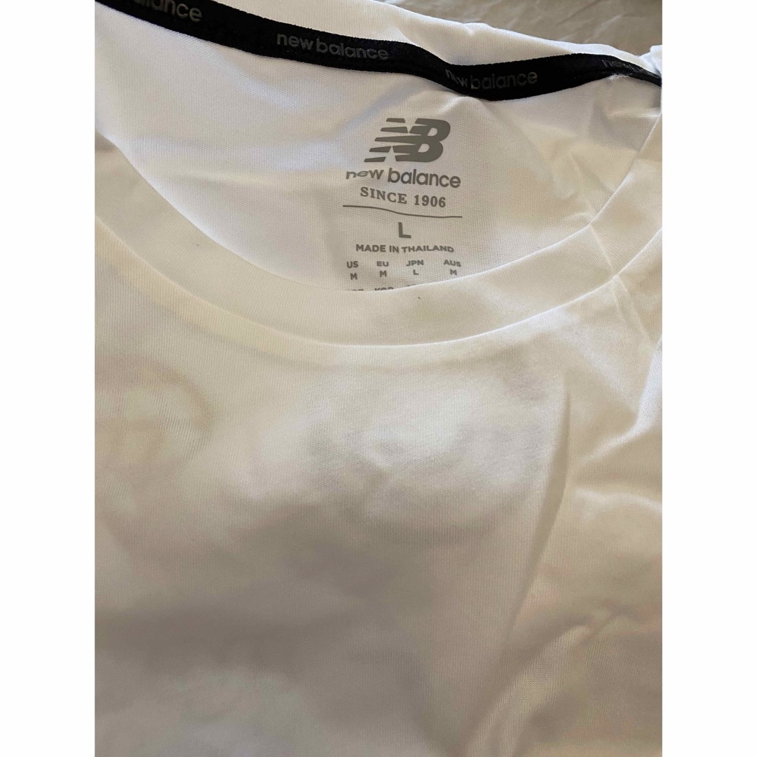 New Balance(ニューバランス)のニューバランス new balance 半袖 グラフィックTシャツ ホワイト メンズのトップス(Tシャツ/カットソー(半袖/袖なし))の商品写真