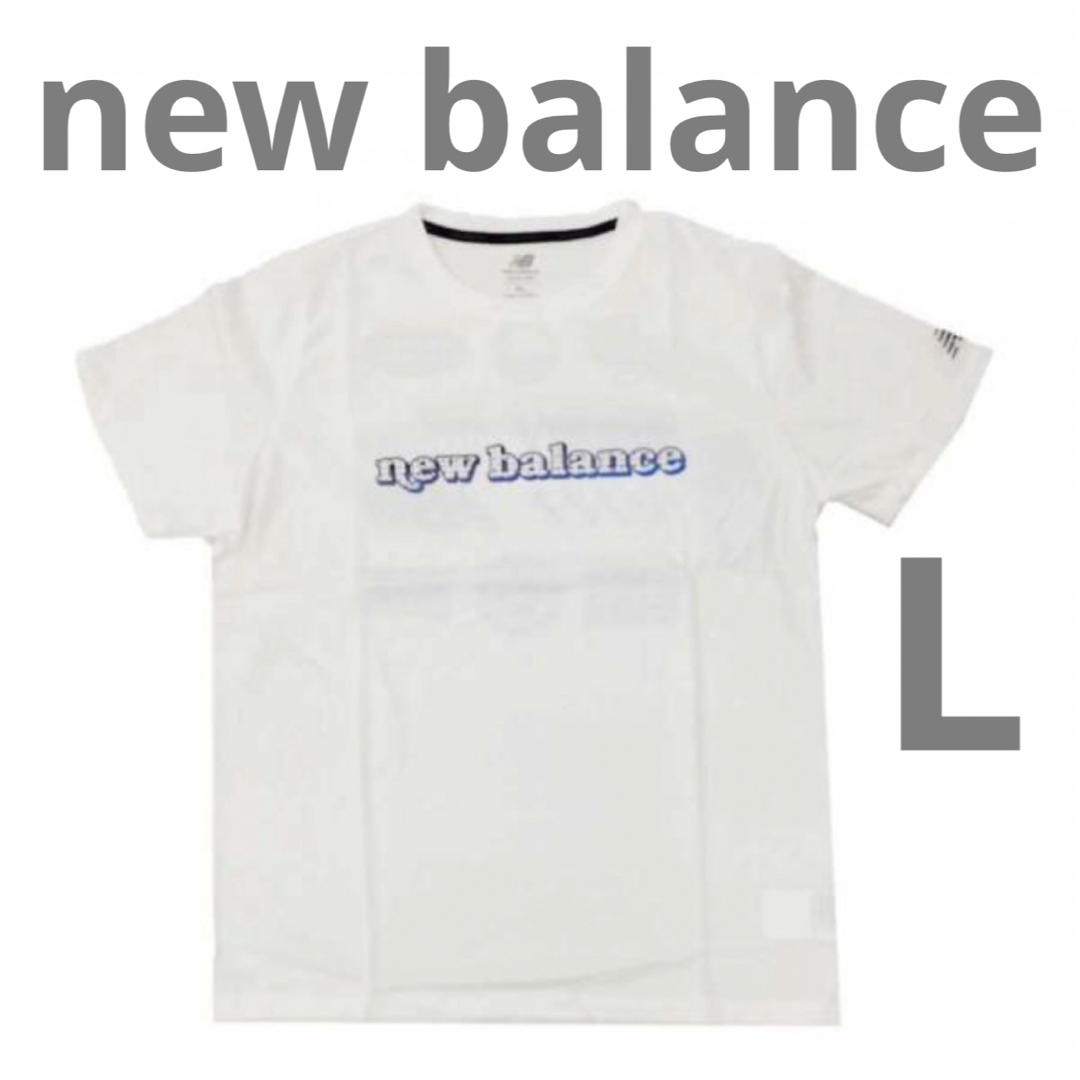 New Balance(ニューバランス)のニューバランス new balance 半袖 グラフィックTシャツ ホワイト メンズのトップス(Tシャツ/カットソー(半袖/袖なし))の商品写真