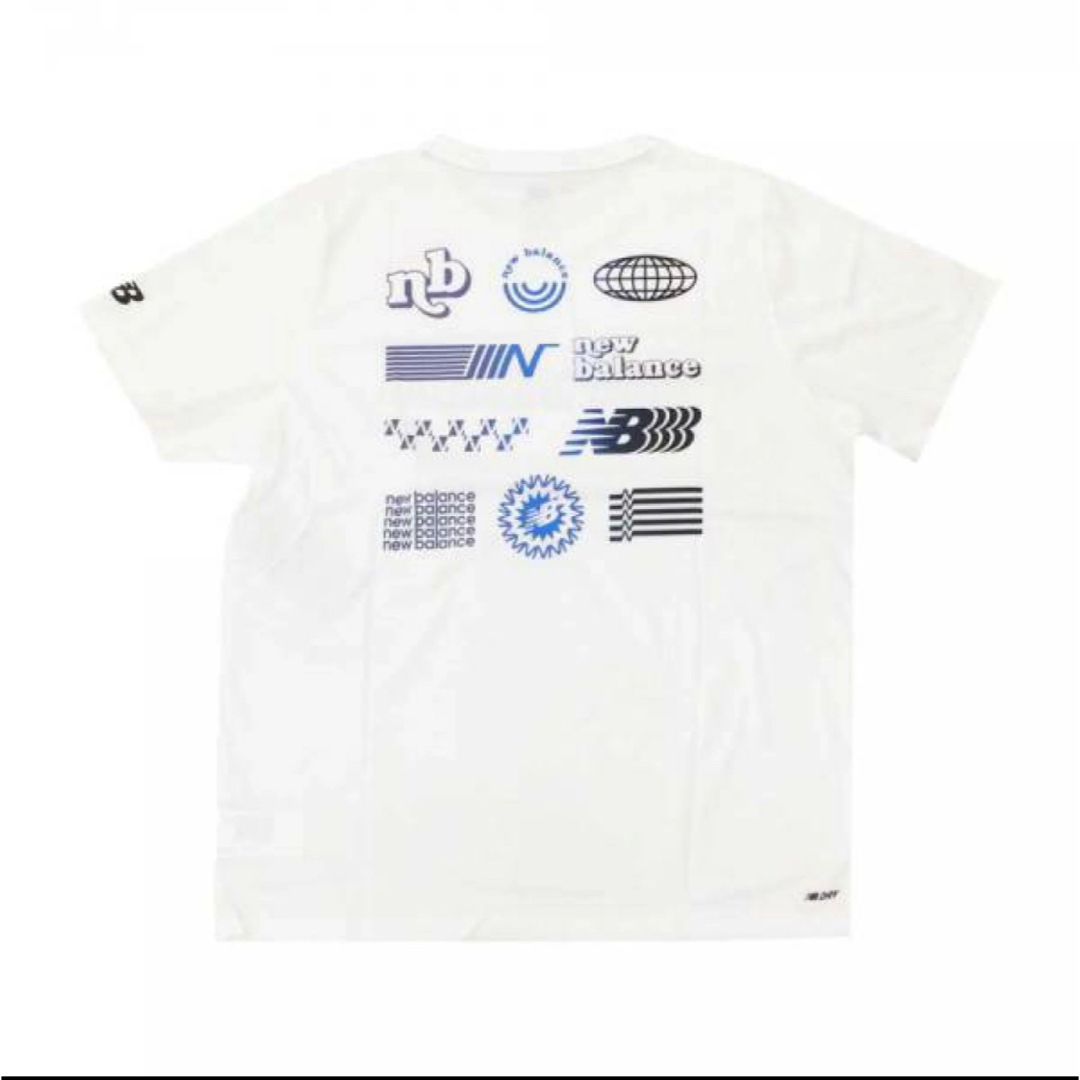 New Balance(ニューバランス)のニューバランス new balance 半袖 グラフィックTシャツ ホワイト メンズのトップス(Tシャツ/カットソー(半袖/袖なし))の商品写真