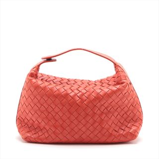 ボッテガヴェネタ(Bottega Veneta)のボッテガヴェネタ  レザー  レッド レディース ハンドバッグ(ハンドバッグ)