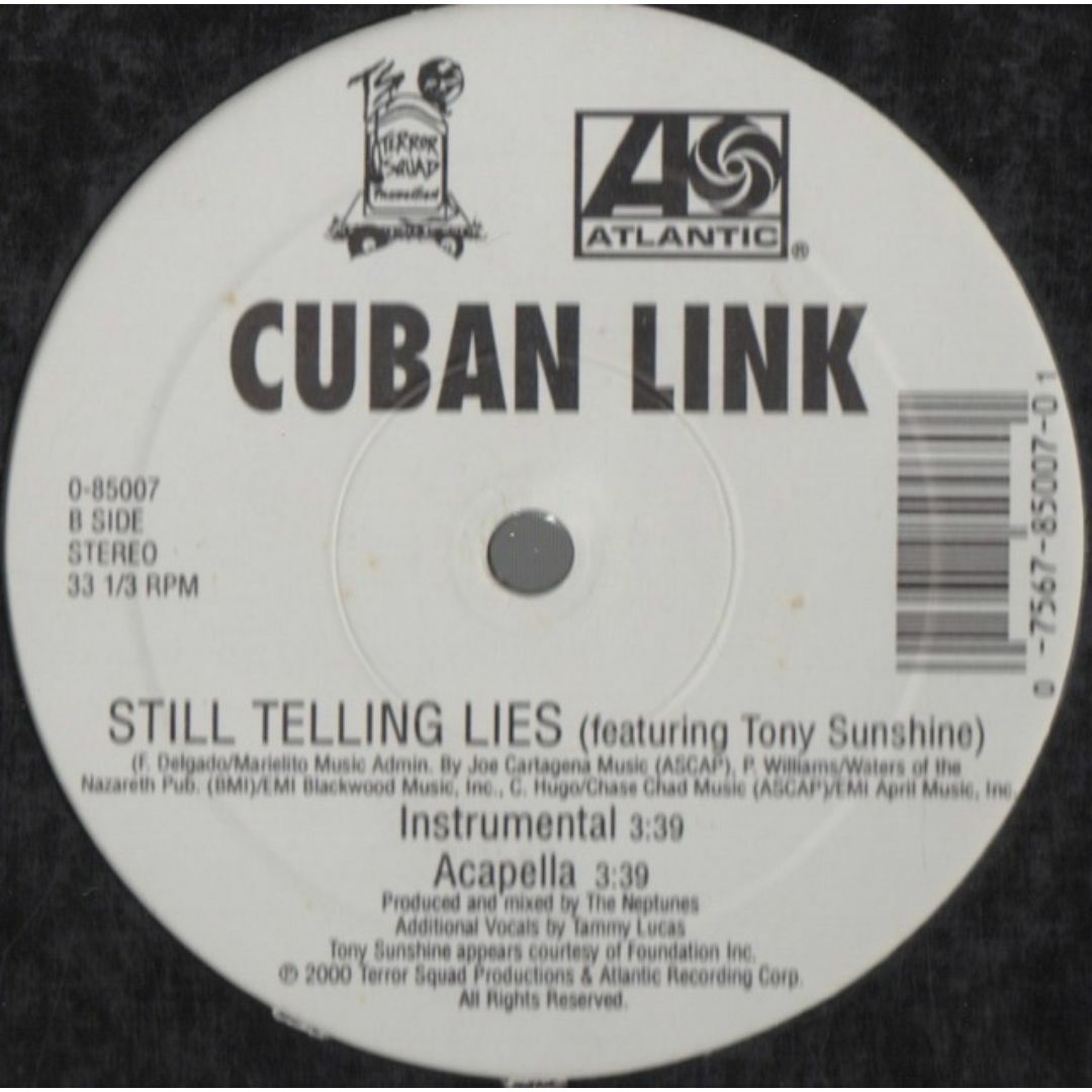 【廃盤12inch】Cuban Link / Still Telling Lie エンタメ/ホビーのエンタメ その他(その他)の商品写真