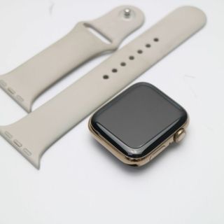 アップル(Apple)の超美品 Apple Watch series4 44mm Cellular ゴールド M666(その他)