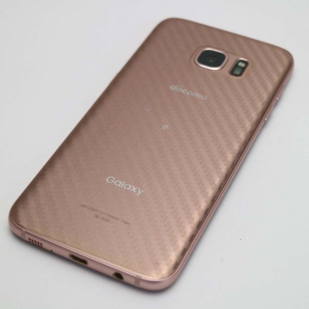Galaxy(ギャラクシー)の超美品 SC-02H Galaxy S7 edge ピンク  M666 スマホ/家電/カメラのスマートフォン/携帯電話(スマートフォン本体)の商品写真