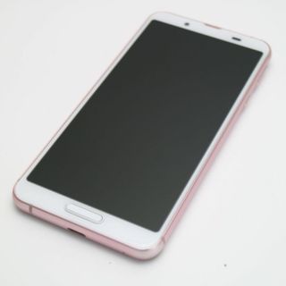 アクオス(AQUOS)の超美品 SHV45 ソフトピンク スマホ 白ロム M666(スマートフォン本体)