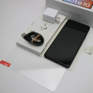 新品同様 SIMフリー Redmi Note 10 Pro オニキスグレー M666(スマートフォン本体)