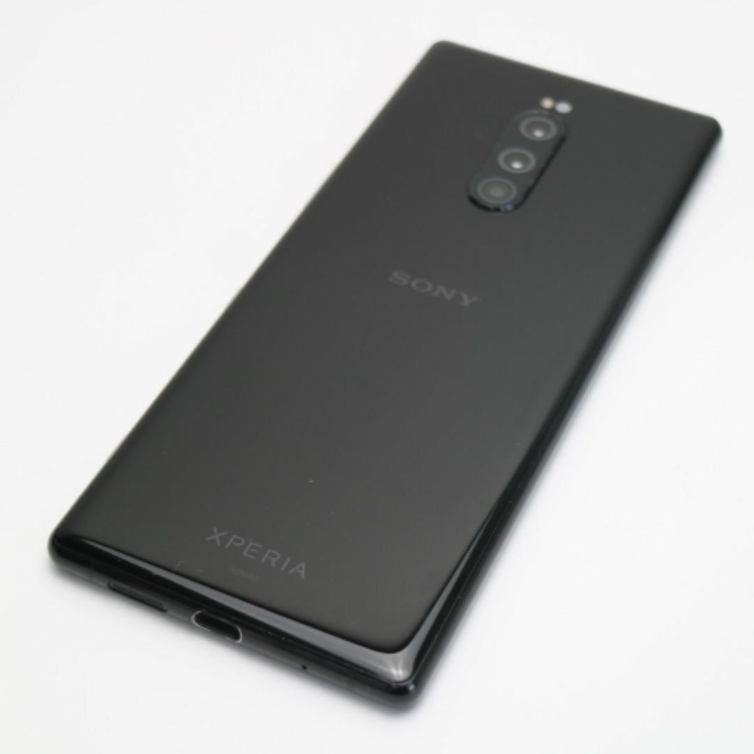 SONY(ソニー)のSOV40 Xperia 1 ブラック  M666 スマホ/家電/カメラのスマートフォン/携帯電話(スマートフォン本体)の商品写真