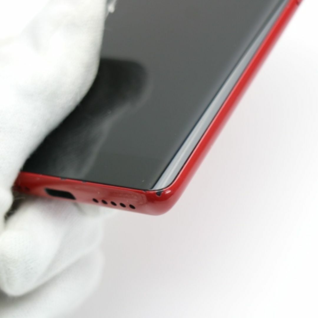 ANDROID(アンドロイド)の超美品 Rakuten Hand  クリムゾンレッド M666 スマホ/家電/カメラのスマートフォン/携帯電話(スマートフォン本体)の商品写真