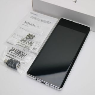 シャープ(SHARP)の超美品 SH-51B AQUOS R6 ホワイト M666(スマートフォン本体)