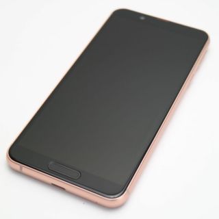 アクオス(AQUOS)の新品同様 SHV45 ライトカッパー スマホ 白ロム M666(スマートフォン本体)