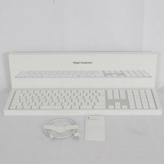 Apple - 【美品】Apple Magic Keyboard MQ052J/A シルバー テンキー付き JIS マジックキーボード アップル 本体