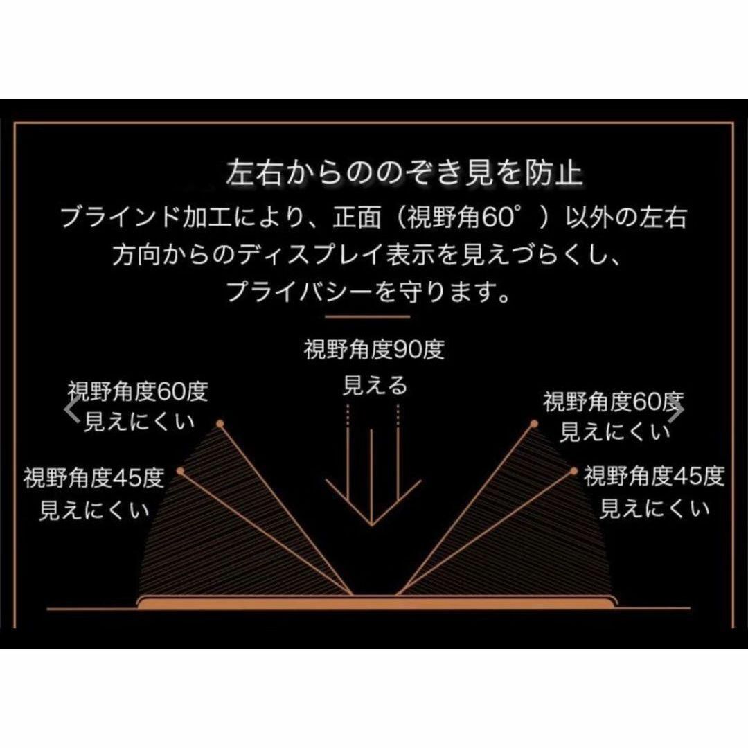 ゴリラ高品質ガラス覗き見防止強化ガラスフィルム＋カメラ保護iPhone15Pro スマホ/家電/カメラのスマホアクセサリー(保護フィルム)の商品写真