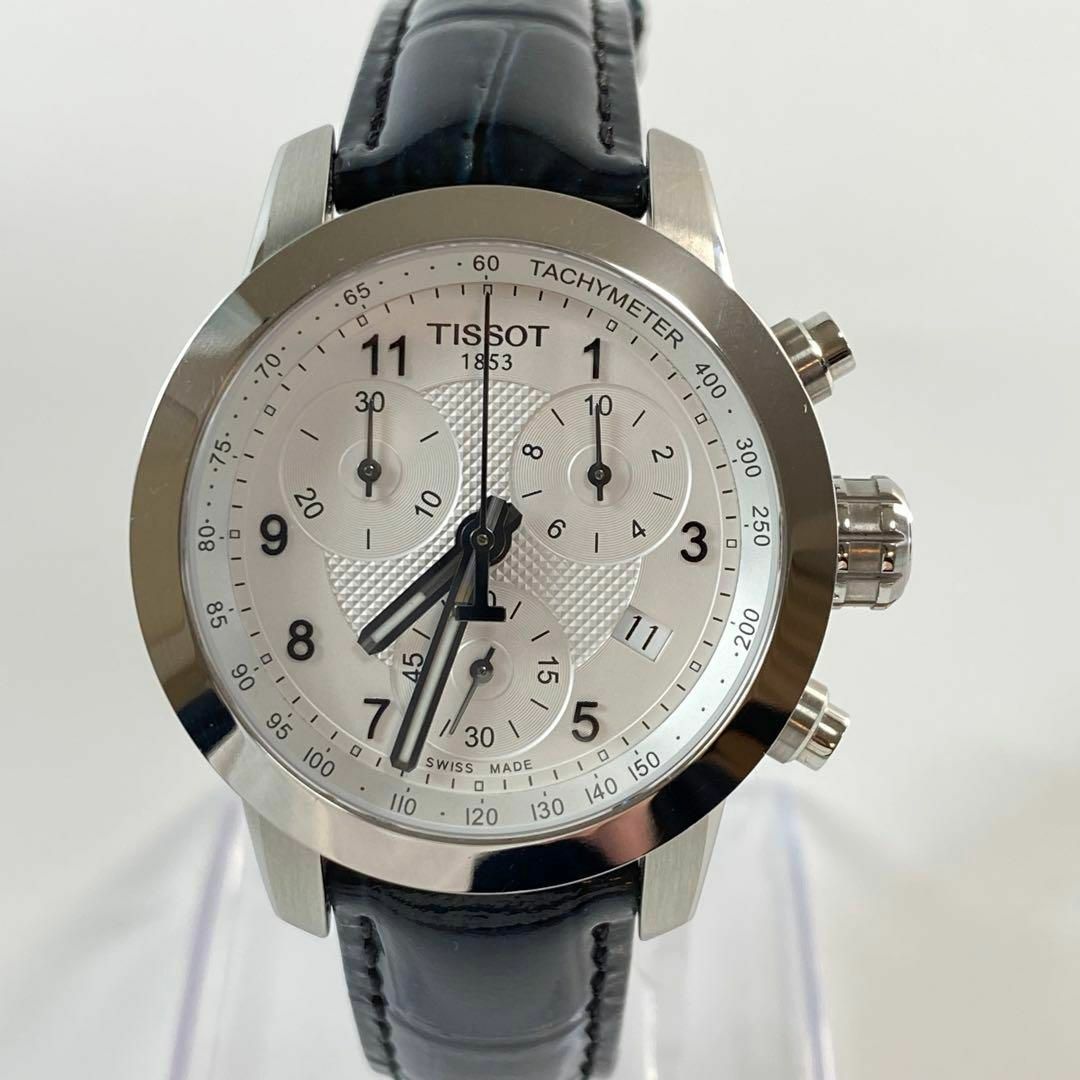 TISSOT(ティソ)の美品 ティソ TISSOT Tスポーツ 白文字盤SS T055217A メンズの時計(その他)の商品写真