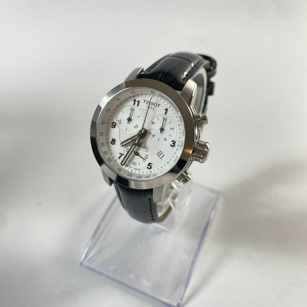 TISSOT(ティソ)の美品 ティソ TISSOT Tスポーツ 白文字盤SS T055217A メンズの時計(その他)の商品写真