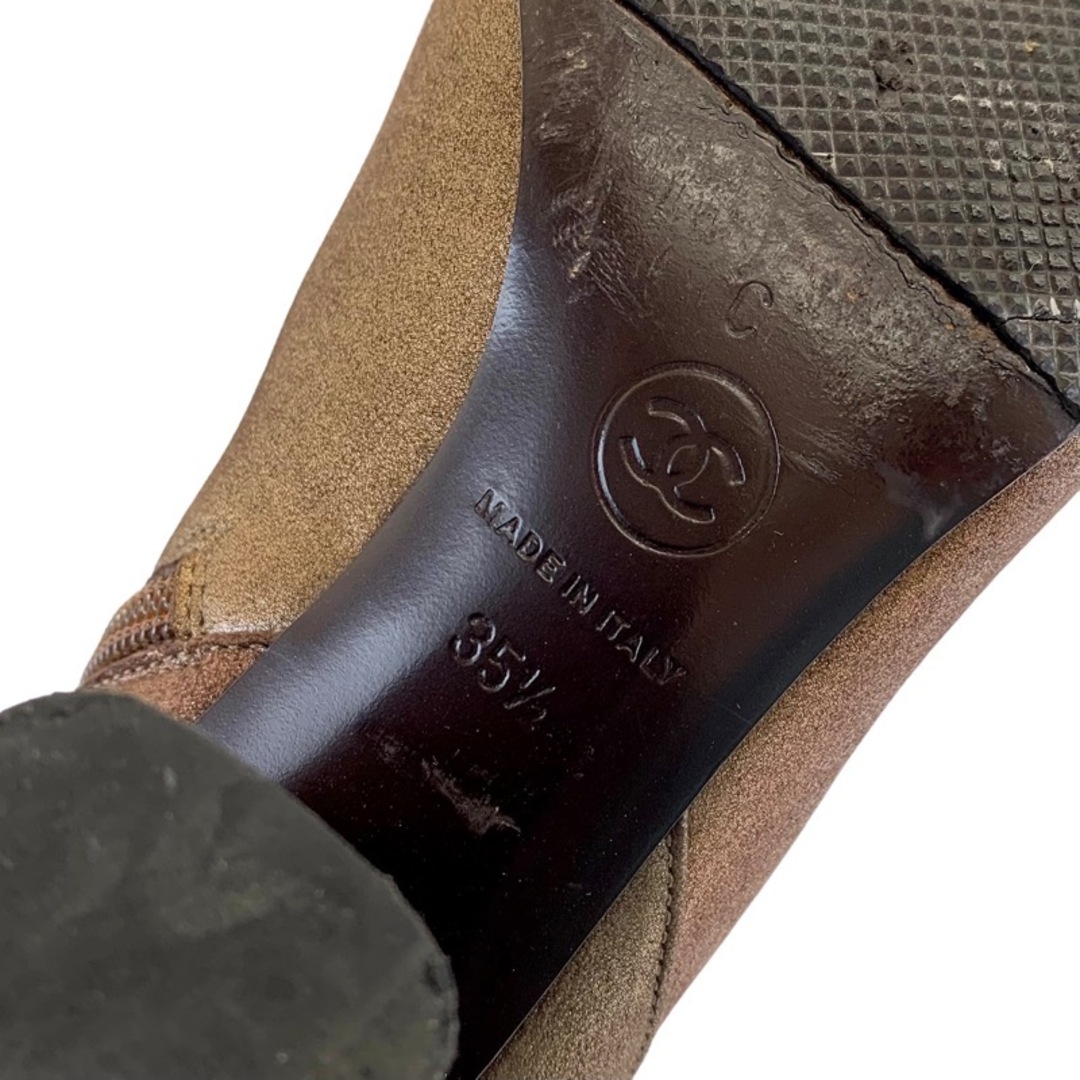 CHANEL(シャネル)のシャネル CHANEL ブーツ ロングブーツ 靴 シューズ レザー ブラウン系 ココマーク グラデーション レディースの靴/シューズ(ブーツ)の商品写真